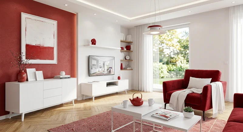 내추럴 전원주택 거실 인테리어