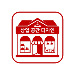 상업 공간 디자인 아이콘